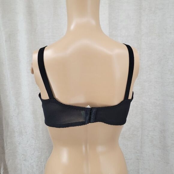 KIKI Vintage Black Lace Bralet Bra 38B - Picture 5 of 11